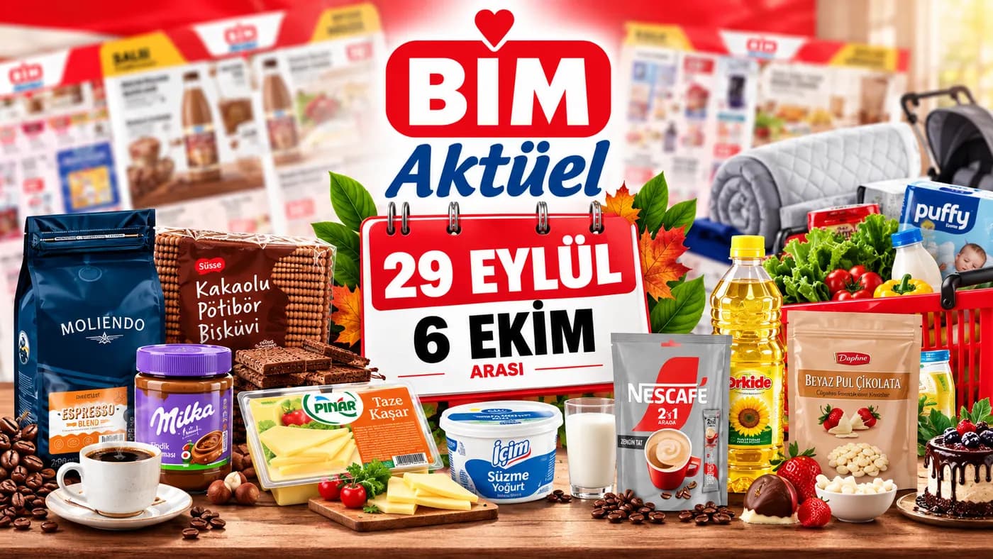 BİM 29 Eylül-6 Ekim 2026 Aktüel Kataloğu kapak görseli