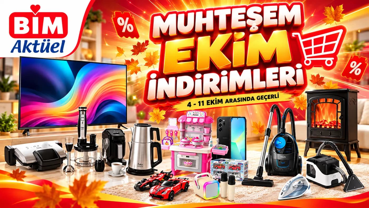 BİM 4-11 Ekim 2026 Aktüel Kataloğu kapak görseli