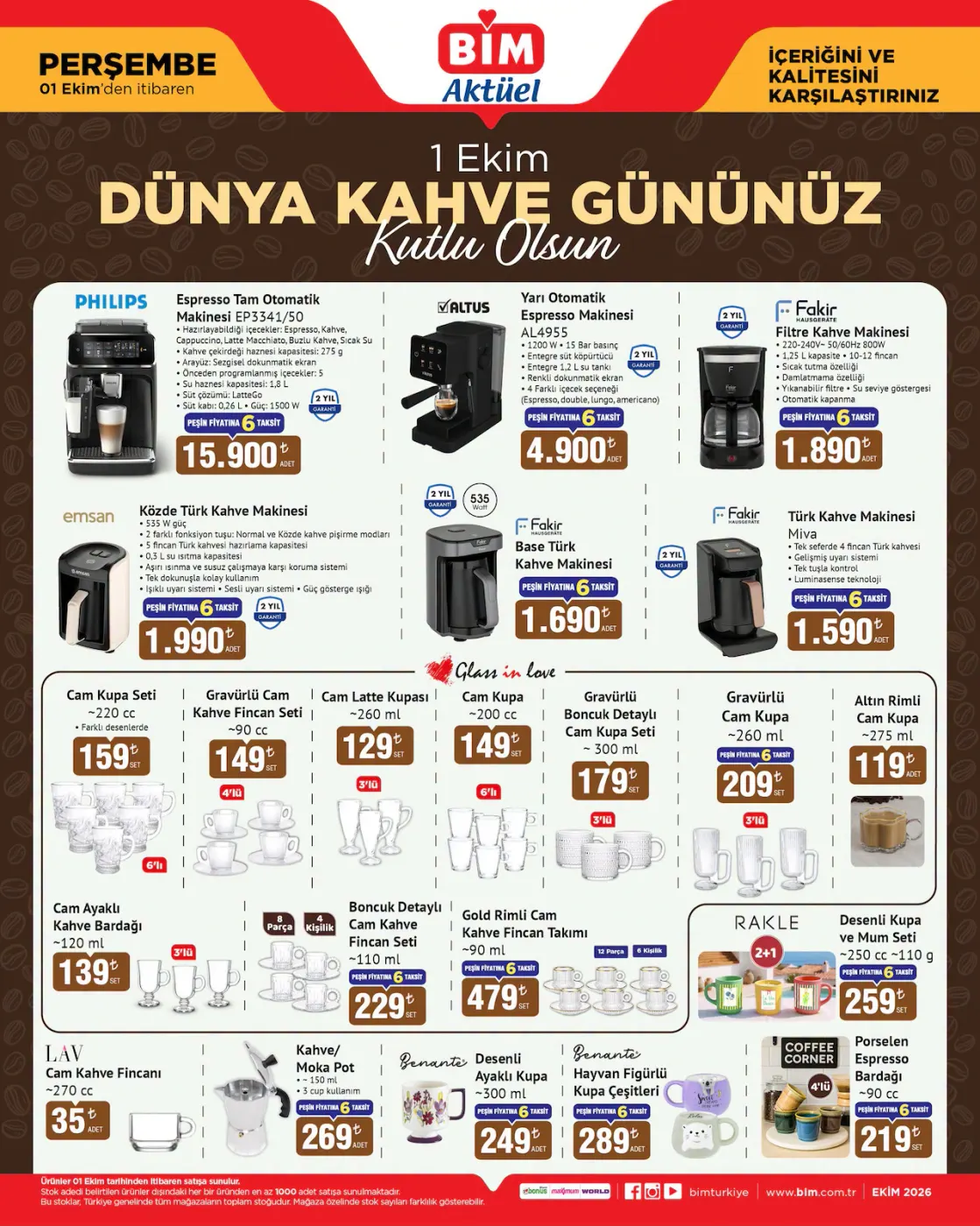 BİM 1-7 Ekim 2026 Aktüel kataloğu sayfa 1